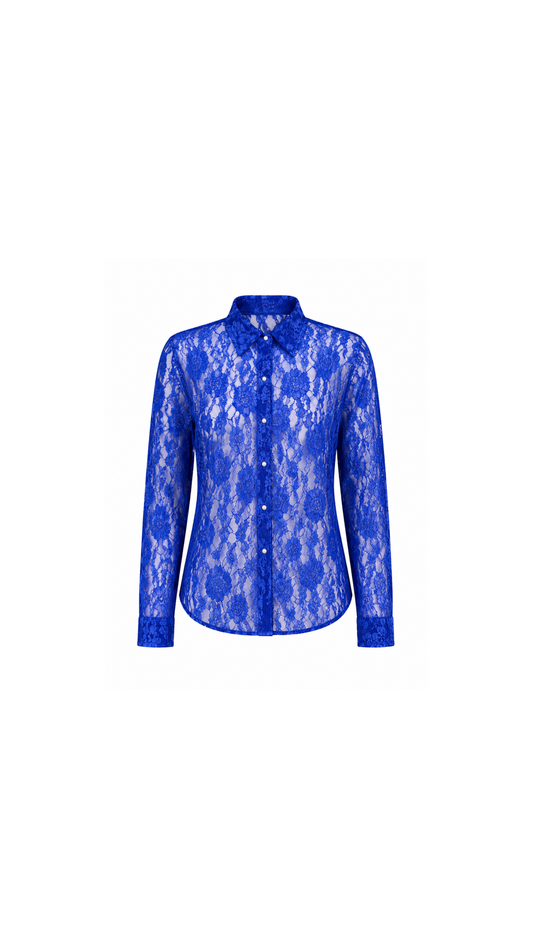 Claudia Shirt Deep Blue