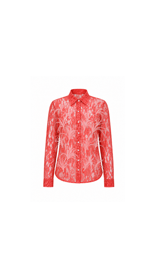 Claudia Shirt Red
