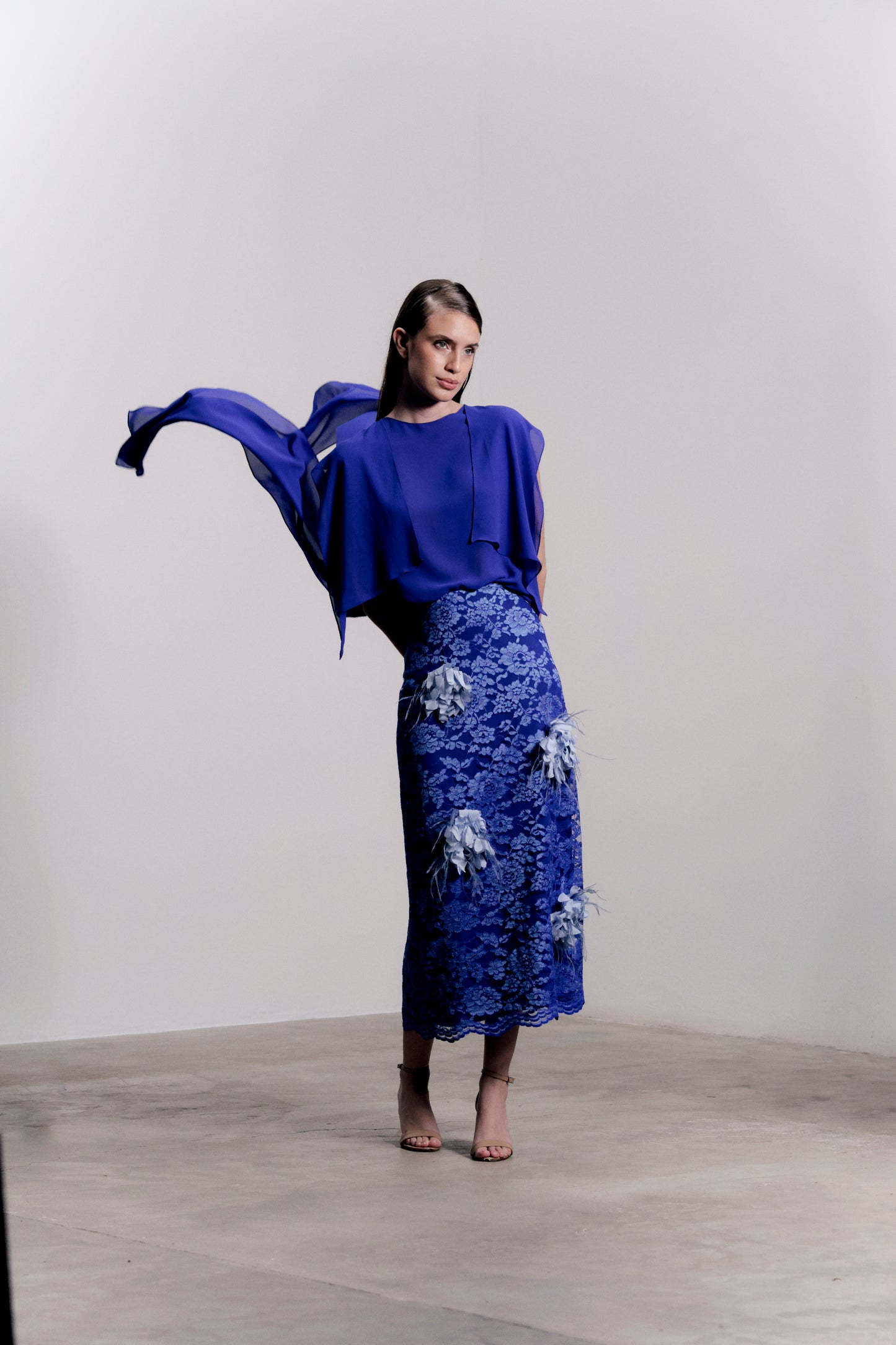 CLAUDIA SKIRT DARK BLUE