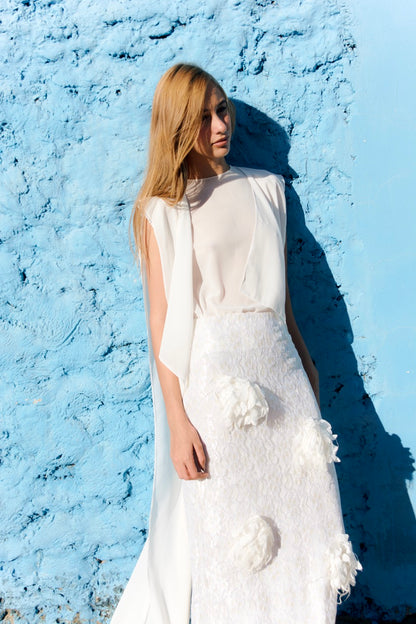 CLAUDIA SKIRT WHITE