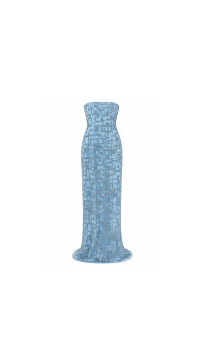 LONG INES DRESS
