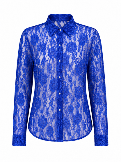 Claudia Shirt Deep Blue