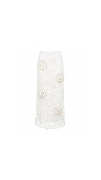 CLAUDIA SKIRT WHITE