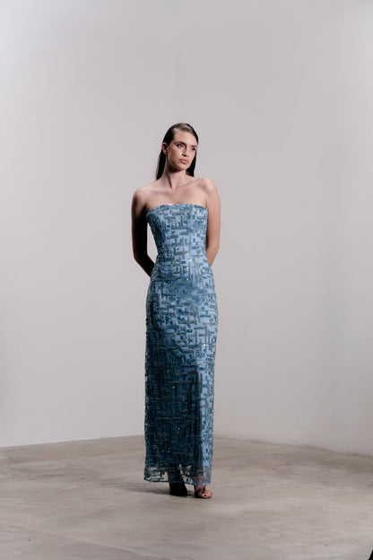 LONG INES DRESS